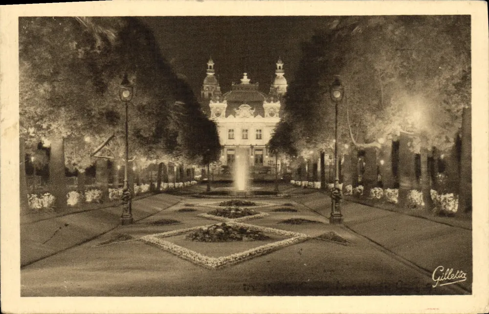 Das Casino von Monte-Carlo — Nacht — Verlag Gilletia, Nr. 782 - Vorderseite