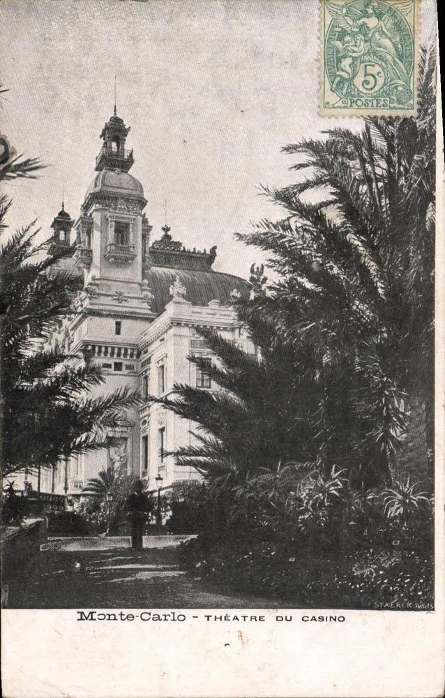 Monte-Carlo - Theatre du Casino — Staerck, Paris, n° 15 - Vorderseite