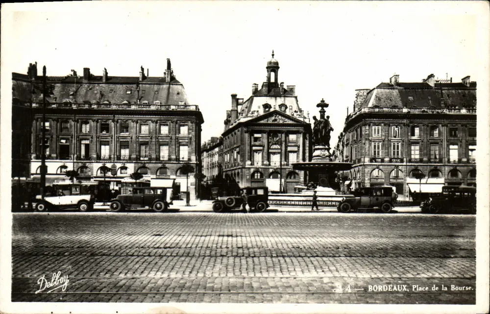 Bordeaux — Place de la Bourse — Delbroy, n°4 - Frente