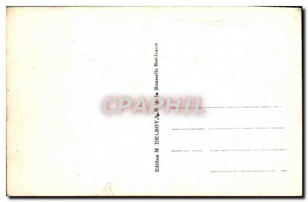Bordeaux — Place de la Bourse — Delbroy, n°4 - Verso