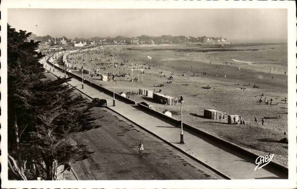 Praia de Pornichet — vista panorâmica — Edições Gaby - Frente