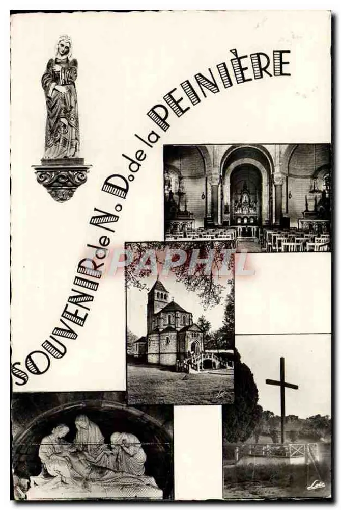 Nossa Senhora de La Peinière — Lembrança — Edição P. Messny, 27, avenue du Mail - Rennes - Frente