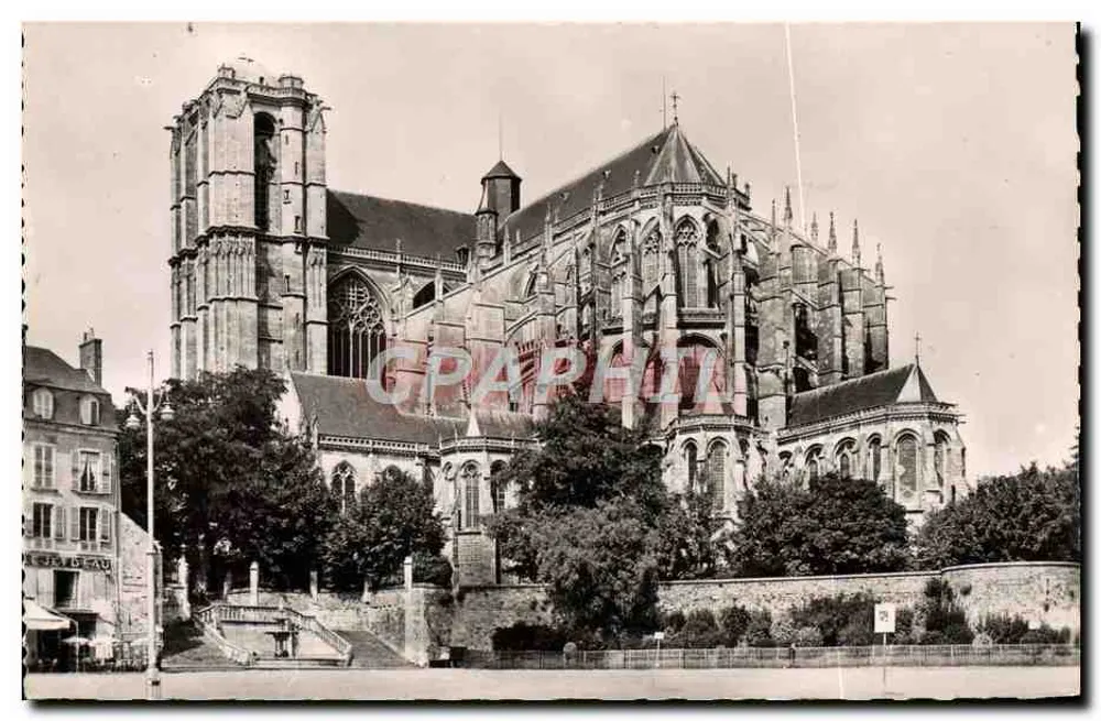Le Mans — Kathedrale Saint-Julien — Verleger A. Dethanu, n°3 - Vorderseite