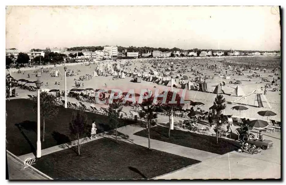Royan - Die Strände und die Gärten der Promenade Botton — Réal-Photo, n°1664 - Vorderseite