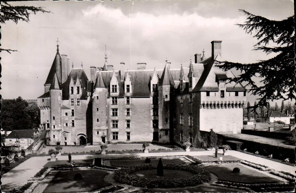 Schloss Langeais — Innenansicht und Parterre — Verlag Photo Joué-lès-Tours - Vorderseite