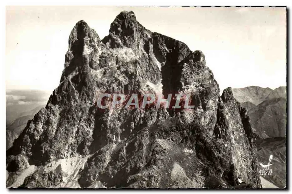 Pic du Midi d'Ossau — vista aérea — Lapie Service Aérien - Frente