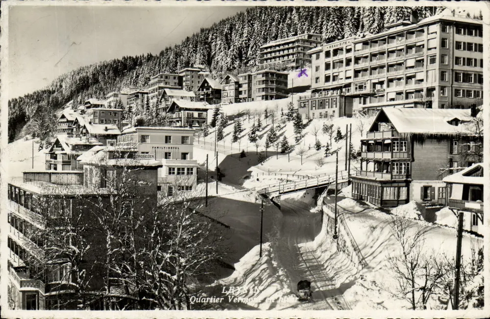 Leyssin — Bairro Vermont no inverno — Fot. E. Kull, Leyssin No. 271 - Frente