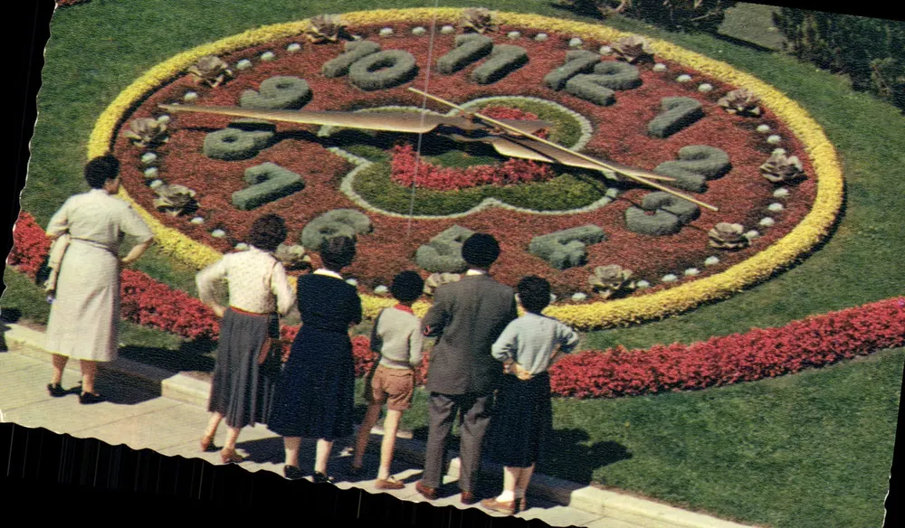 A Relógio Florido — Genebra — Éditions Jaeger, n° 547 - Frente