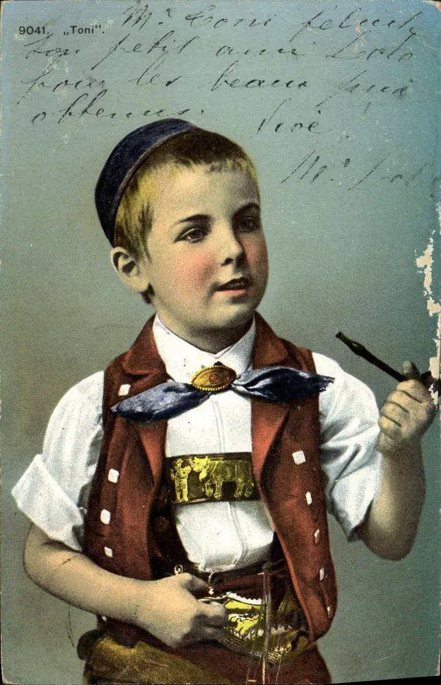 Tonino — Kind in traditioneel kleding — onbekende uitgever, n° 9041 - Voorkant