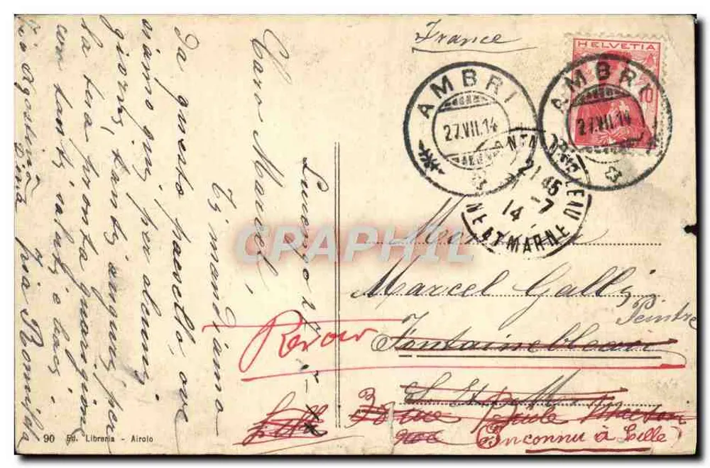 Lurengo-Leventina — village en montagne à 1326 m — éditeur non identifié - Rückseite