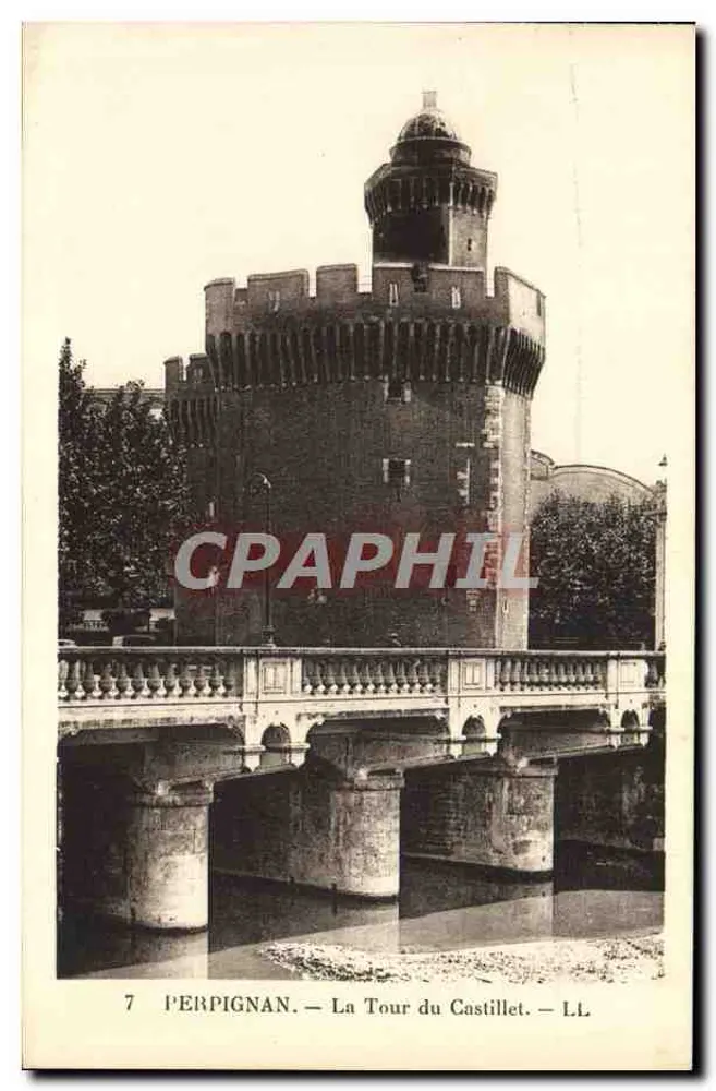 Perpignan — Torre do Castillet — L.L. - Frente