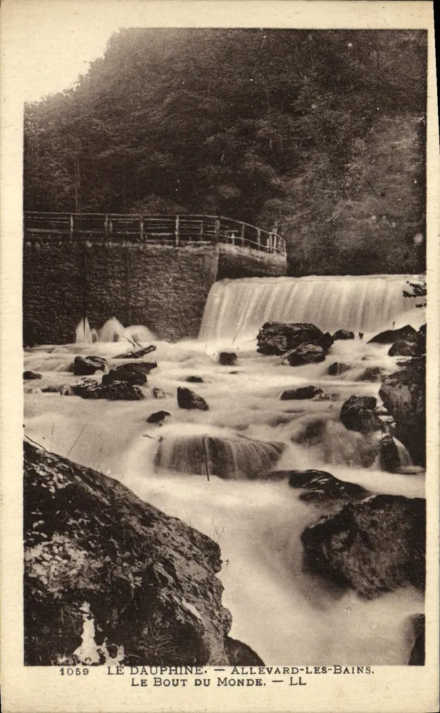 Le Dauphiné — Allevard-les-Bains. Das Ende der Welt — LL - Vorderseite