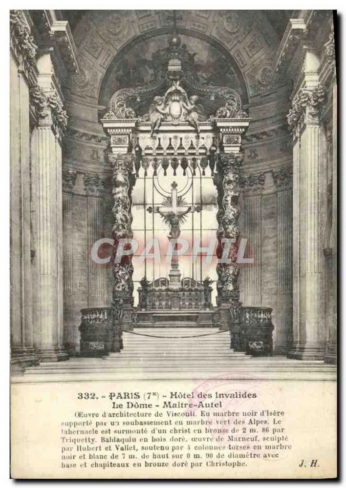 Hôtel des Invalides — Kuppel — Hauptaltar - Vorderseite