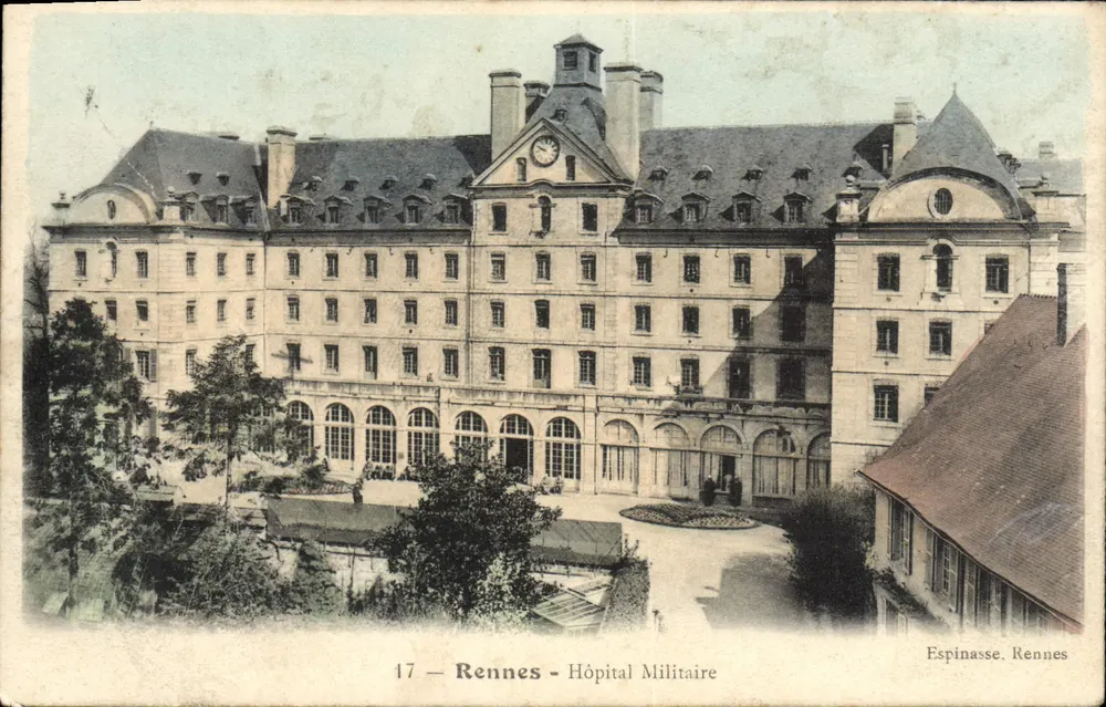 Rennes - Militärkrankenhaus — Espinasse, Rennes — n°17 - Vorderseite