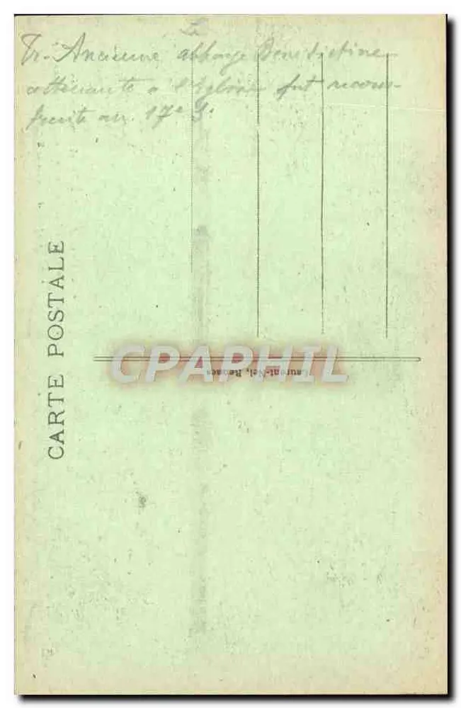 Rennes - Rechtsfakultät — Ehemaliger Bischofssitz von St-Melaine, umgewandelt in Rechtsfakultät 1911 - Rückseite