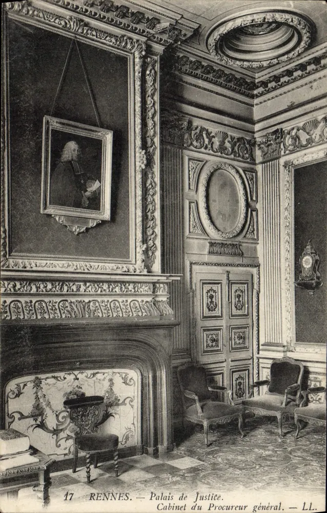 Rennes — Palast der Justiz. Büro des Generalanwalts — LL. n°17 - Vorderseite