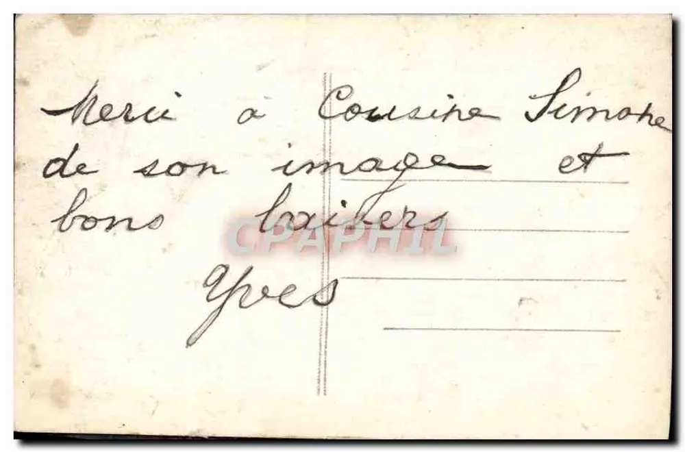 Pax — Göttin des Friedens — GFD Paris 1373 - Rückseite