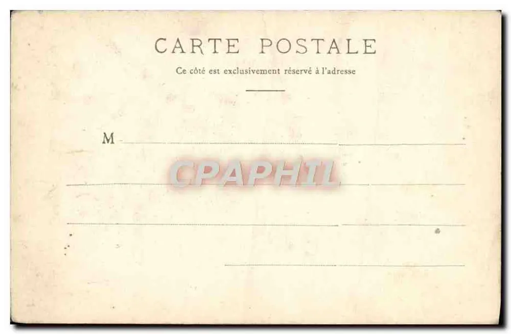 Alte Hüte in Saint-Valéry-en-Caux — Die Normandie — Antike Ansichtskarte Paris - Rückseite