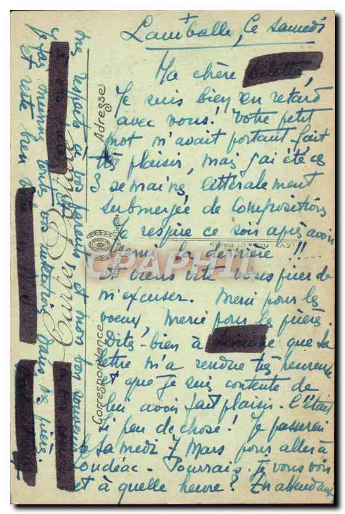 LAMBALLE — Allgemeine Ansicht vom Moulin Rouge — LL - Rückseite