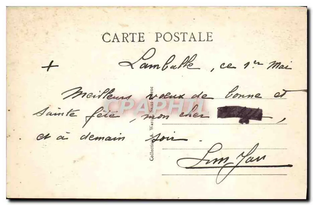 Lamballe — Vieille Maison dite « du Bourreau » — A.W. 2323 - Achterkant