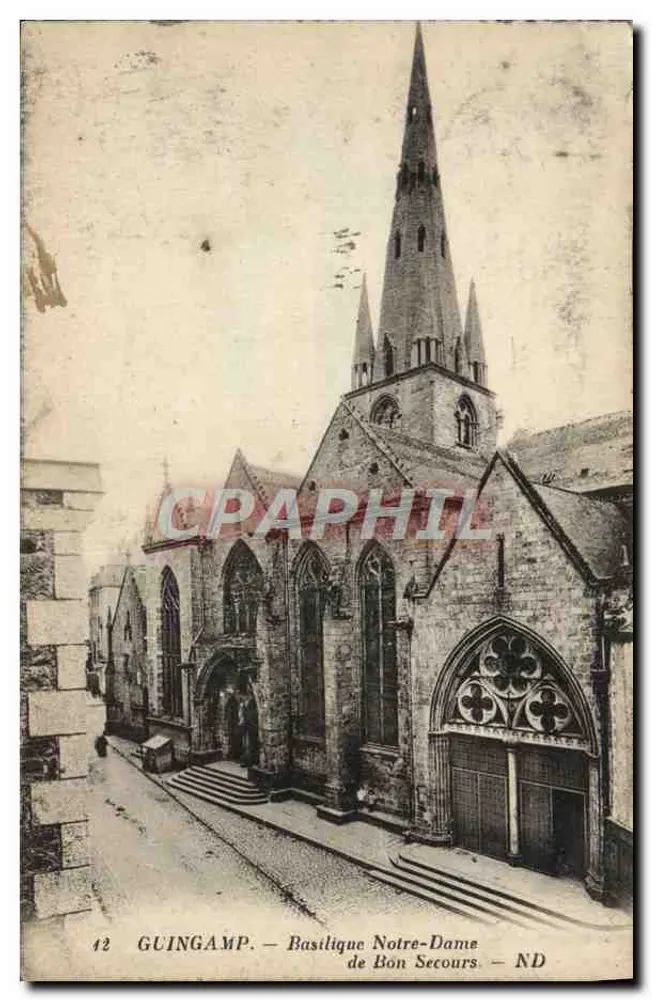 Guingamp — Basiliek Notre-Dame de Bon Secours — 42 - Voorkant