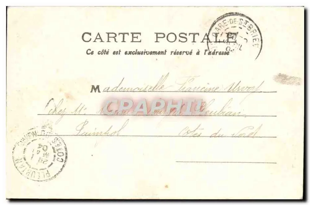 Saint-Brieuc, O Farol — A Bretanha Pitoresca — Editor: Coleção It. Véron - Verso