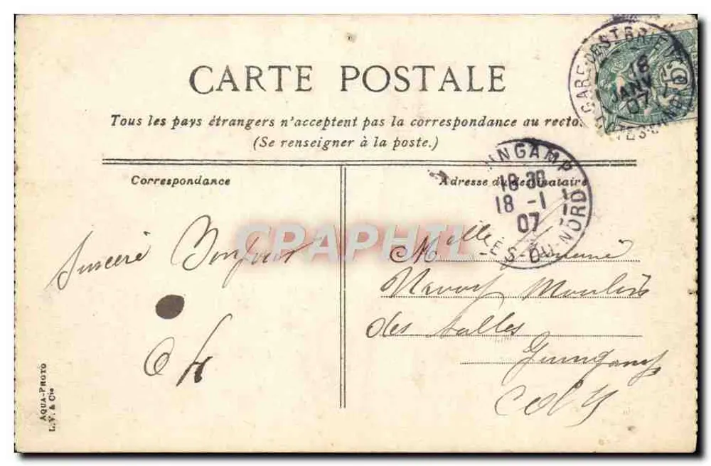 S't-Briac A Catedral — editor L.Y.&C. n°642 - Verso