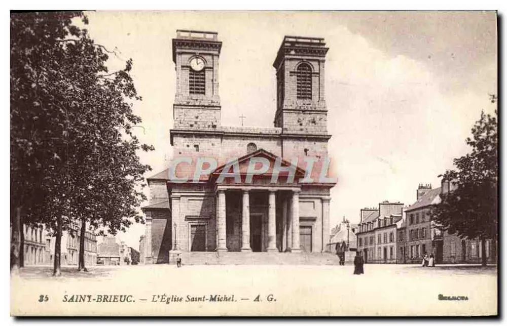 Saint-Brieuc — A Igreja de São Miguel — A.G. - Frente