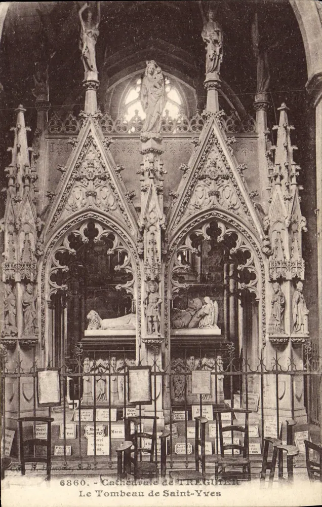 Das Grabmal von Saint-Yves — Kathedrale von TREGUIER — Nummer 6860 - Vorderseite