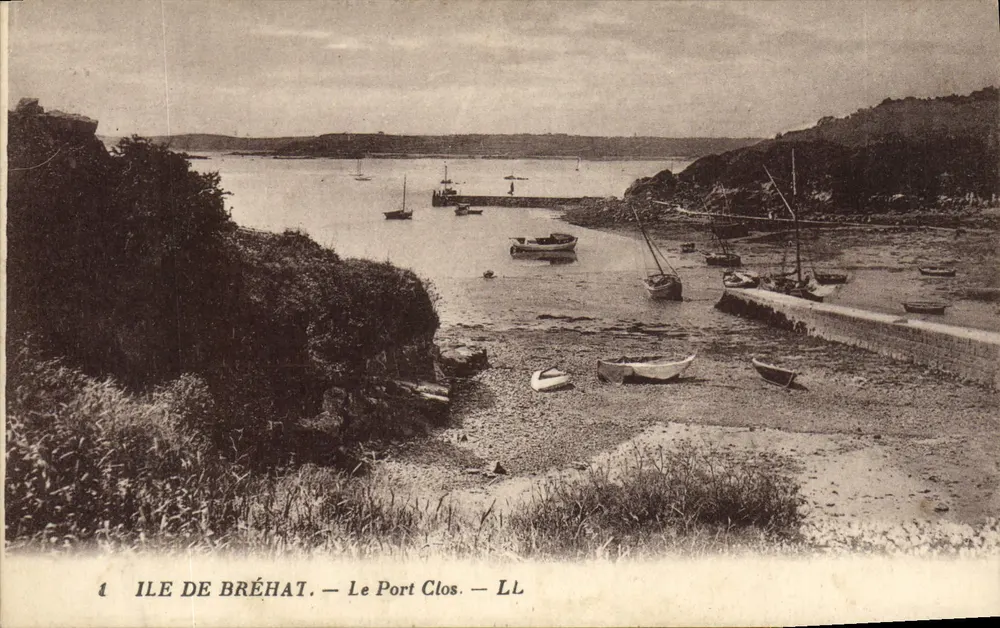 Ilha de Bréhat — O Porto Fechado — LL - Frente
