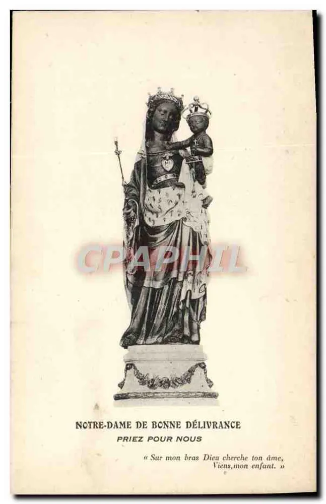 Unsere Frau der Guten Erlösung — Statue — unbekannter Verleger - Vorderseite