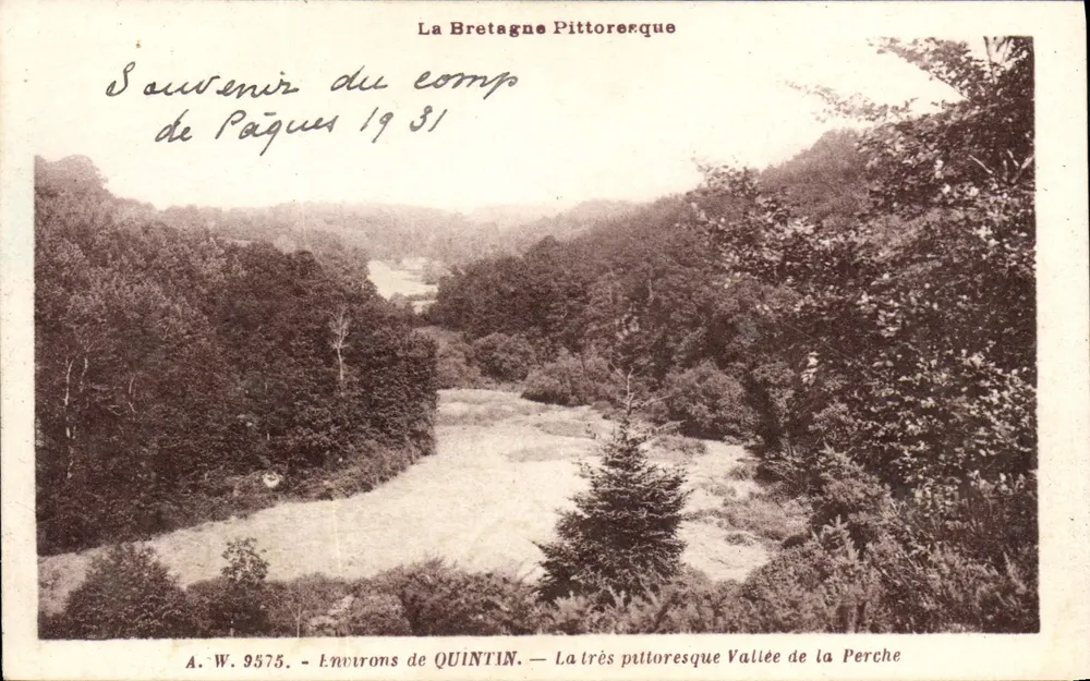 Vallée de la Perche — Umgebung von Quintin — La Bretagne Pittoresque - Vorderseite