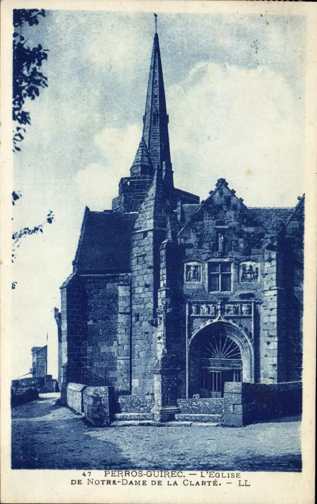 Perros-Guirec — Kirche Notre-Dame de la Clarté — LL n°47 - Vorderseite