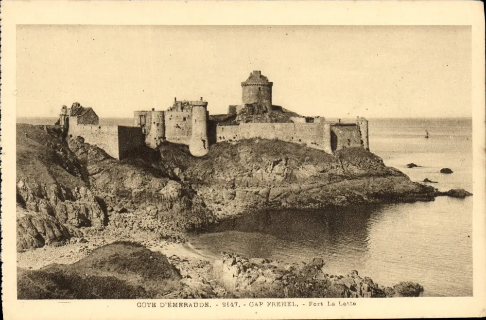 Fort La Latte — Cap Fréhel — Costa da Émeralda — n°2147 - Frente
