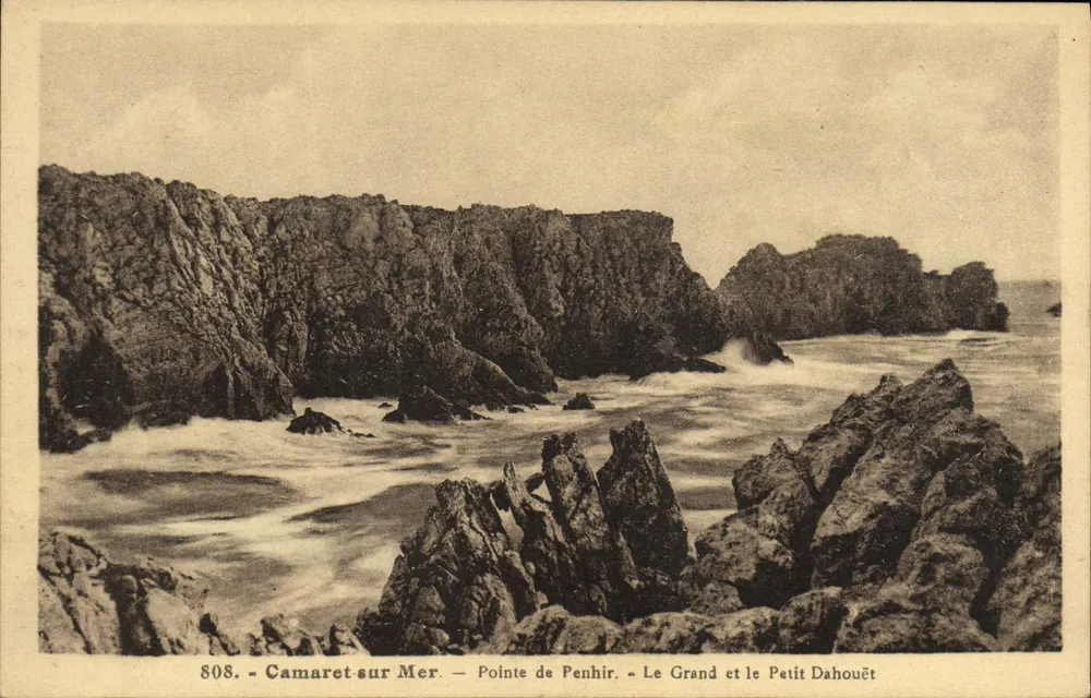 Camaret-sur-Mer — Pointe de Penhir — Le Grand und Le Petit Dahouët — n°808 - Vorderseite