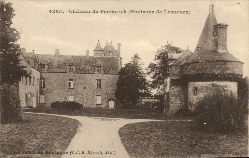 Kasteel van Penmarck (Omgeving van Lesneven) — Collectie E. Hamonie, St-B. — N° 4205 - Voorkant
