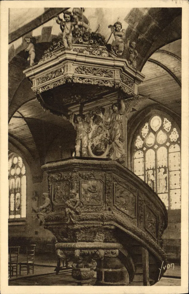 La Chaire (1683) — Saint-Thégonnec (Finistère) — Yvon - Awers