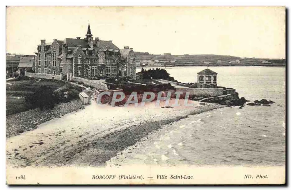 Roscoff (Finistère) — Cidade Santo Lúcio — ND. Fotografia - Frente