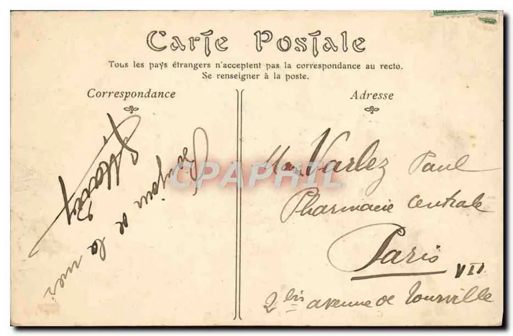 Cherbourg — A Ponte em um Dia de Tempestade — ND Pict - Verso