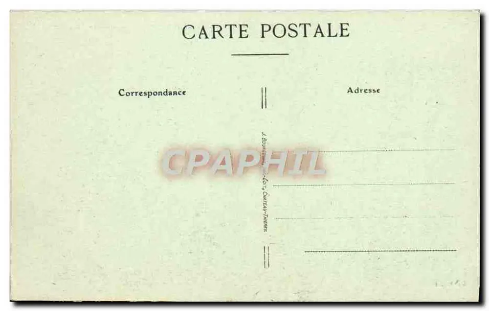 Prieuré de Binson — Porche de la Chapelle — Ed. Millet - Rückseite