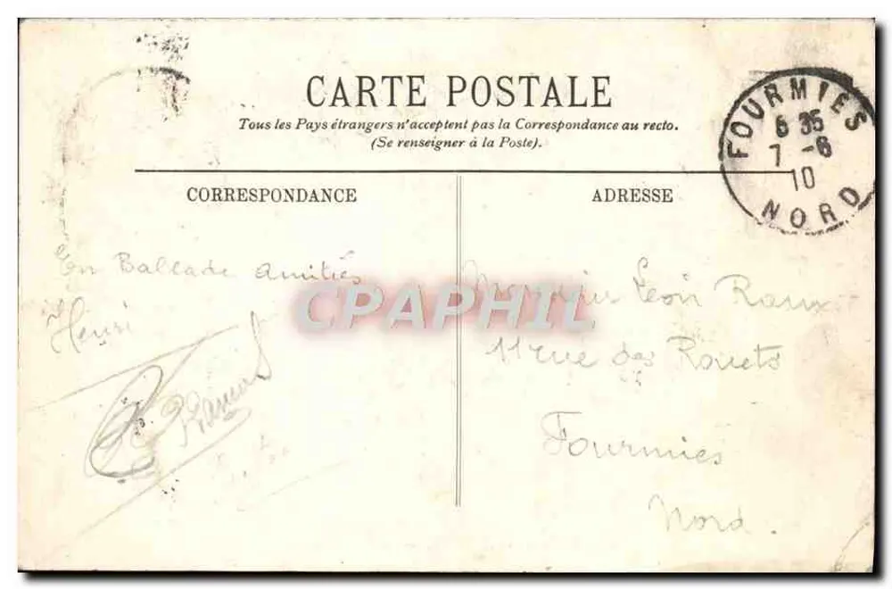 Château-Thierry — No Velho Castelo — Ehrhard, fot. — Château-Thierry - Verso