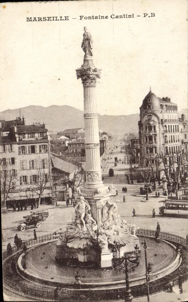 Marselha — Fontaine Cantini — P.B. - Frente