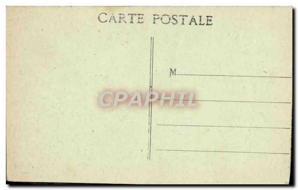 Marselha — Fontaine Cantini — P.B. - Verso