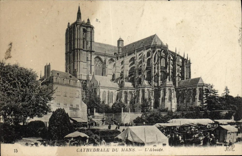 Catedral de Le Mans — A Abside — Jhot. - Frente