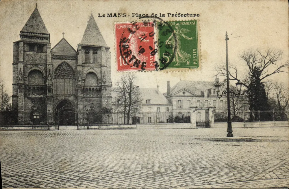 Le Mans - Plac Prefektury — wydawca nieznany, numer seryjny nieodczytalny - Awers