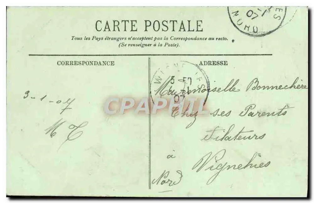 Amiens — Monumento das Ilustrações Picardas — LL, editor LL - Verso