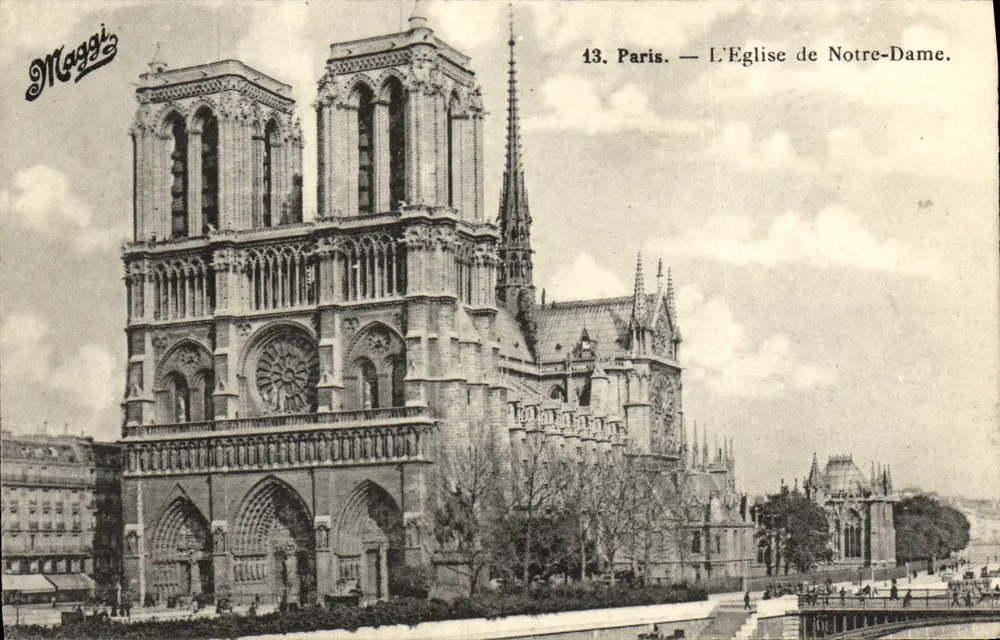 Paris — Die Kirche Notre-Dame — Maggi, Nr. 13 - Vorderseite
