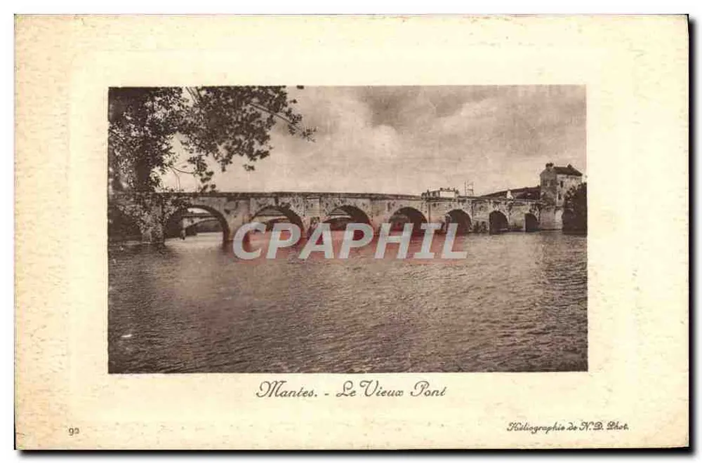 Maniès - O Velho Ponte — Bibliografia de N.B. Fot. n°92 - Frente