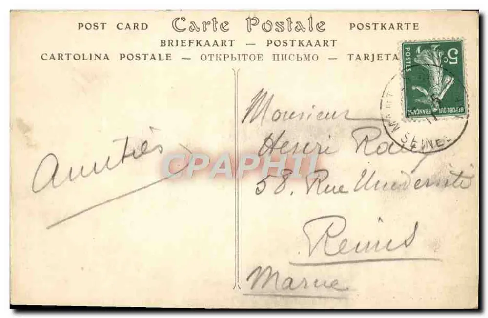 Mantes — A Arque de Ogival (século XII) — ND Pbot. - Verso