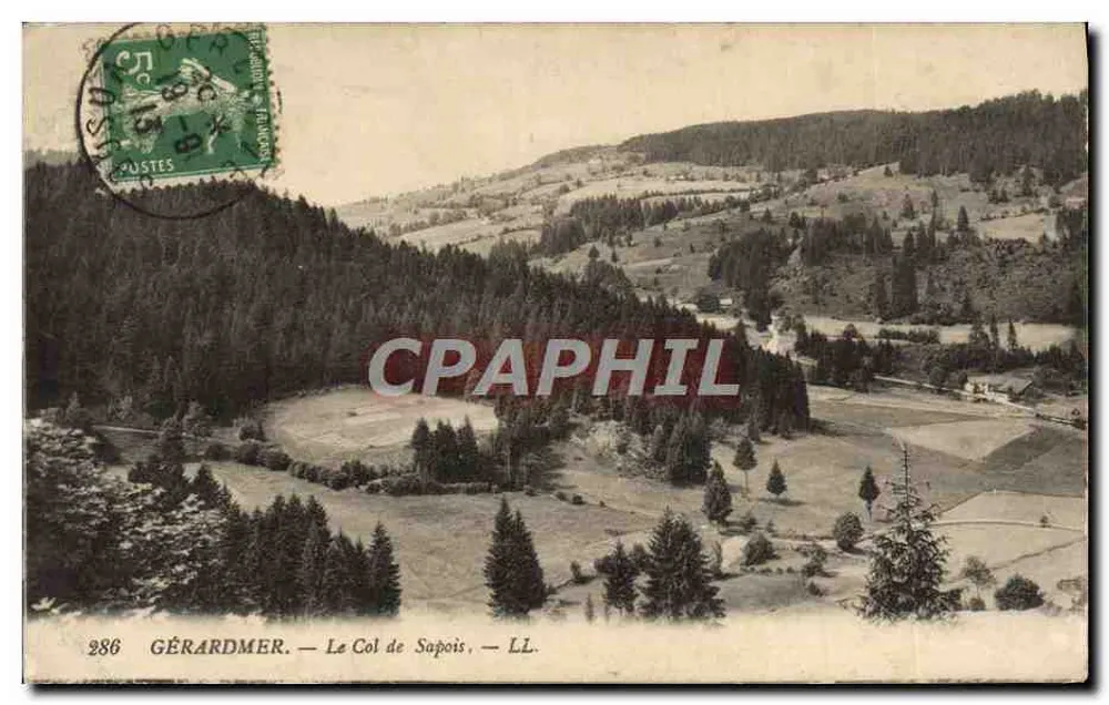 GÉRARDMER — O Col de Sapoïs — LL. — n° 286 - Frente